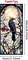 Stained Glass - Style Raven Window Film Decals - 17.71x39.97 Inch